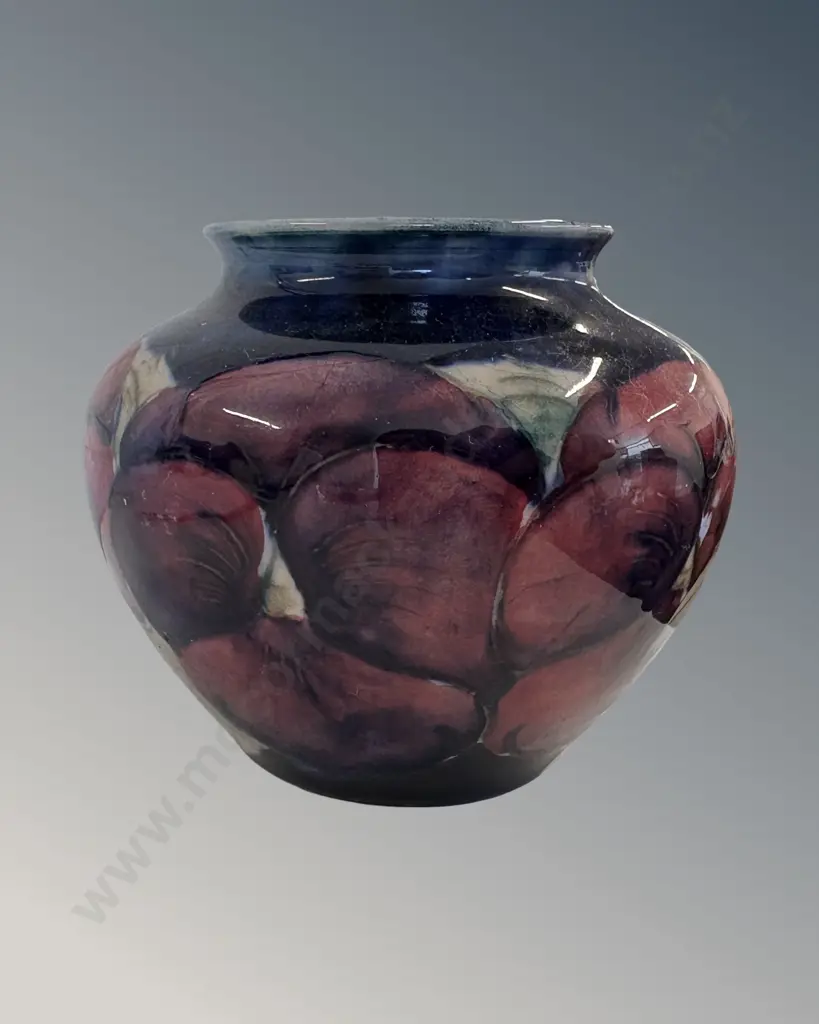 Moorcroft Squat Pansy Vase, H7cm Image 1++