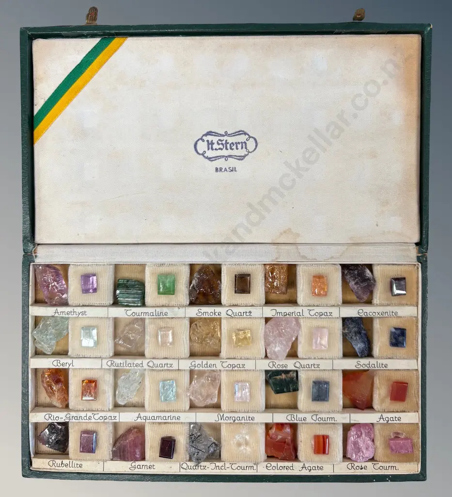 Leather Boxed H.Stern Brasil Boxed Gemstones Image 1++