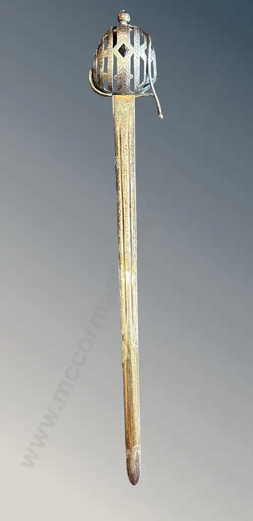 Sterling Silver Sword Letter Opener, L31cm, TW95gms Image 1++