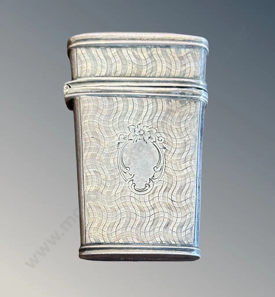 Sterling Silver Vesta Case, AF, TW31gms Image 1++