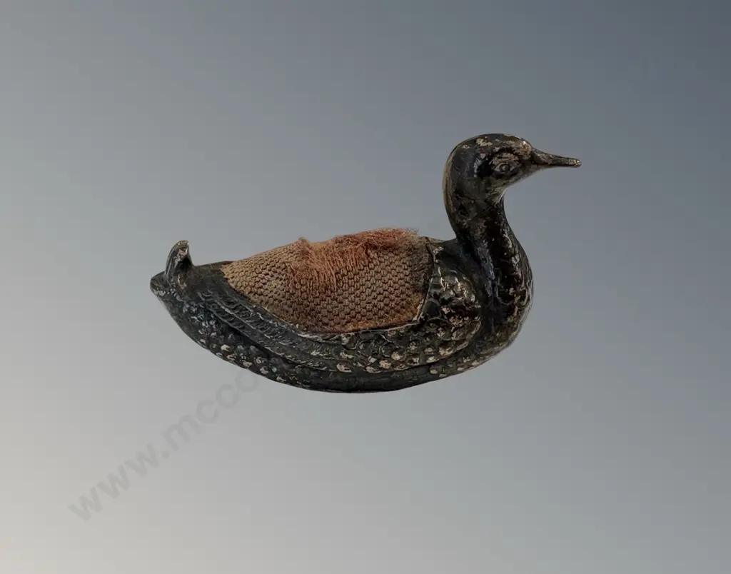 Sterling Silver Duck Pin Cushion Image 1++