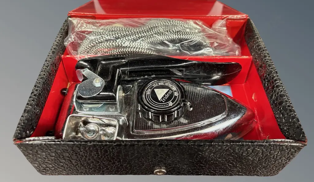 Cased Trident Travelling Electric Iron Image 1++