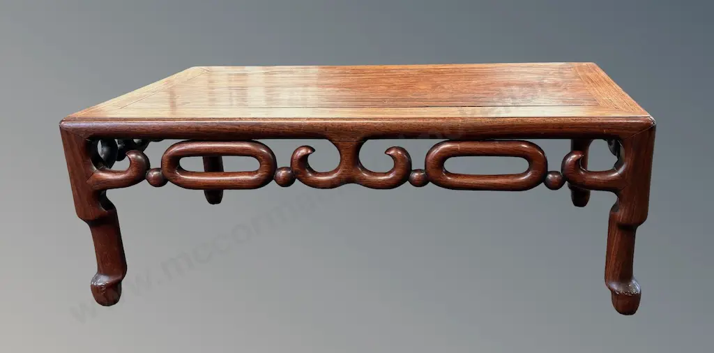 Cedar Oriental Style Coffee Table, H28xL75xD40cm Image 1++