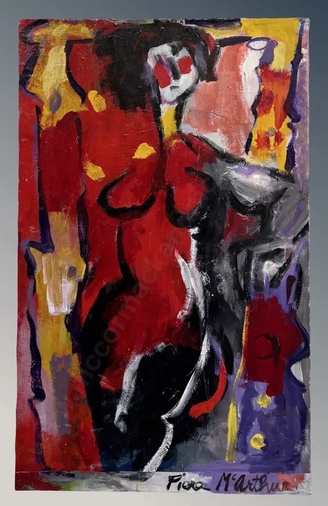 Piera McArthur - Portrait of a Painter, 1999, acrylic on canvas, 1220x760mm Image 1++