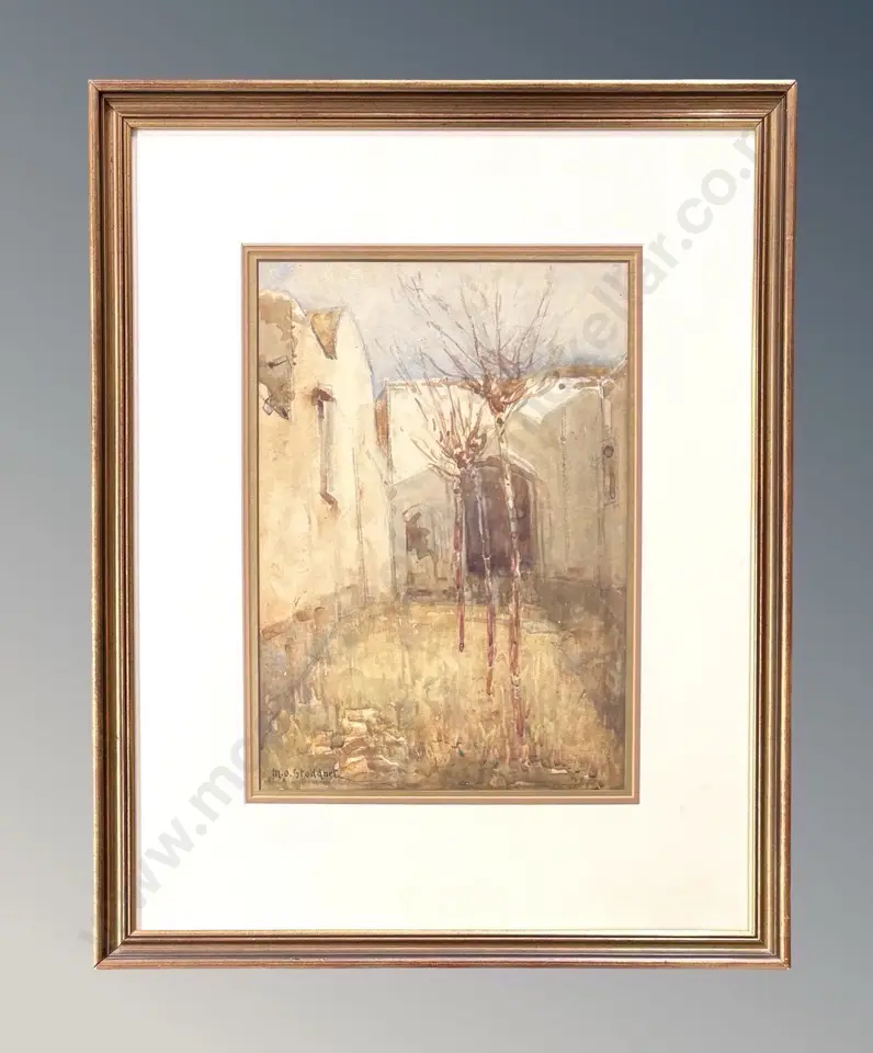 MO Stoddart - Covent Gateway, Capri, watercolour on paper, 350x240mm Image 1++