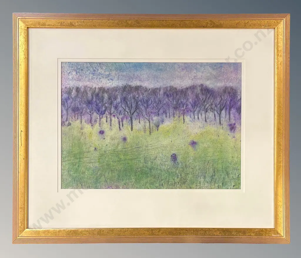 Doris Lusk - Apple Blossom Early Spring, 1980, watercolour on paper, 395x565mm Image 1++