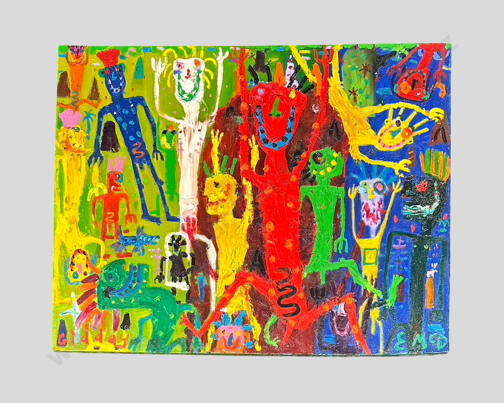 Ewan McDougall - Gidday, 2014, oil on canvas, 560x710mm Image 1++