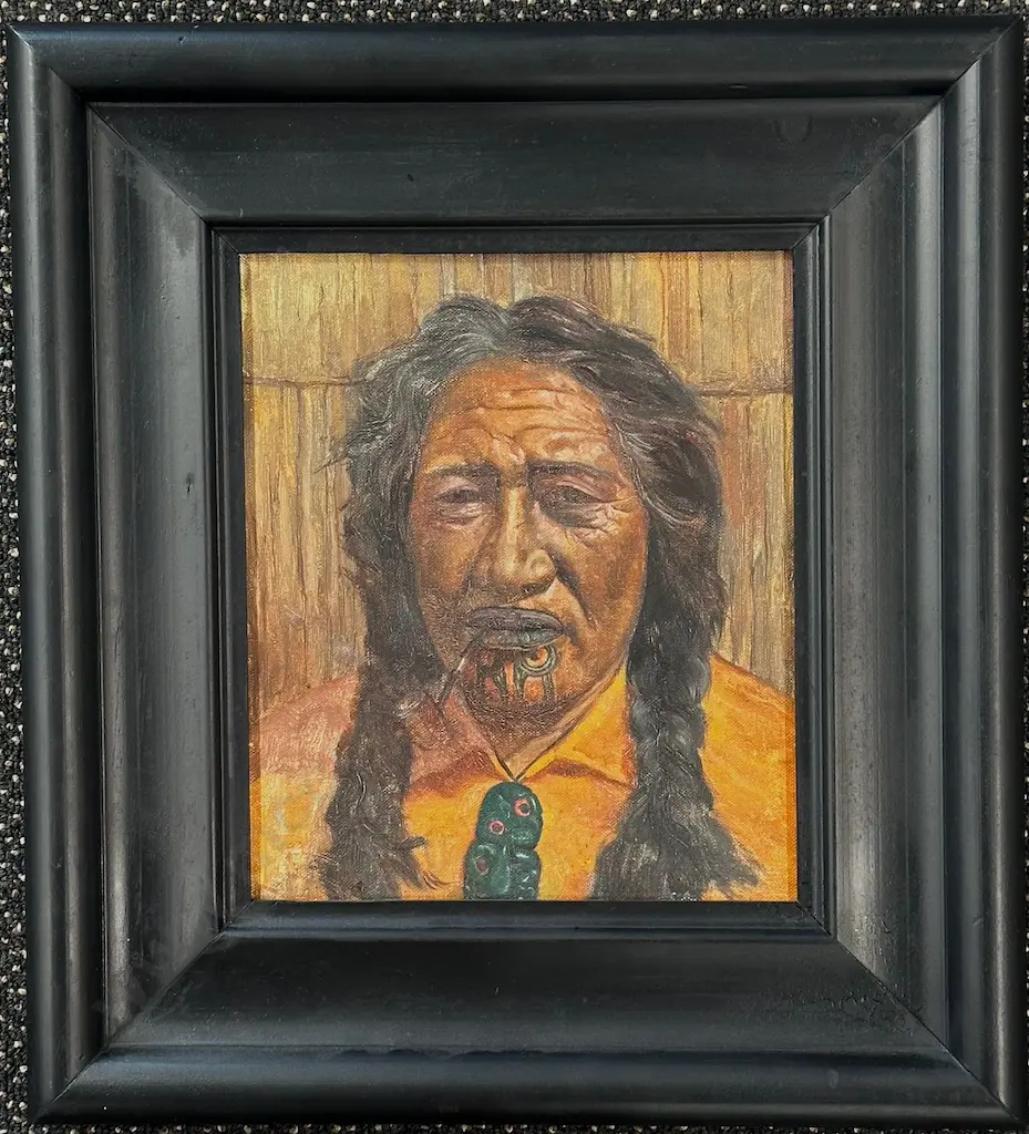 Vera Cummings - Kapai Te Torori, oil on board, 460x260mm Image 1++
