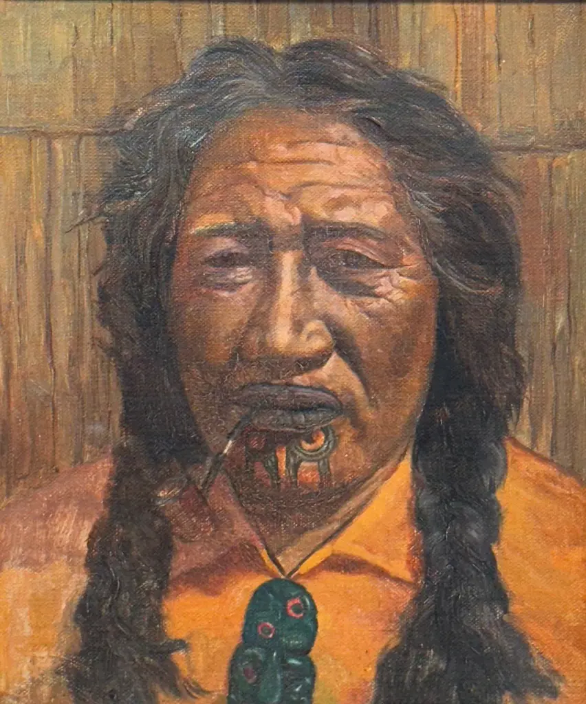 Vera Cummings - Kapai Te Torori, oil on board, 460x260mm Image 1++