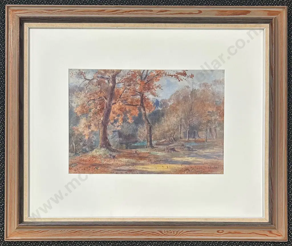 MO Stoddart - The Avon and a Scarf of Autumn Mist, 1895, watercolour on paper, 330x500mm Image 1++