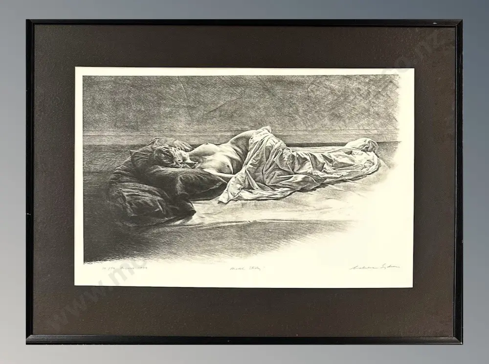 Grahame Sydney - Model Study, 1997, 30/50 lithograph on paper, 485x750mm Image 1++