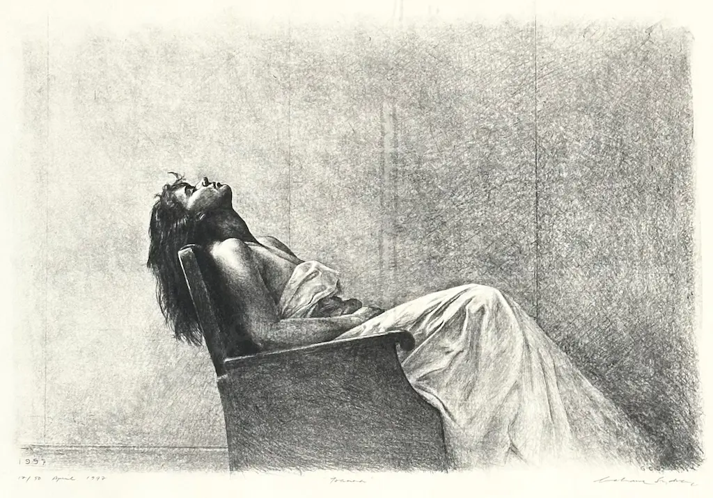 Grahame Sydney - Joanna, 1997, 17/50 lithograph on paper, 565x760mm Image 1++