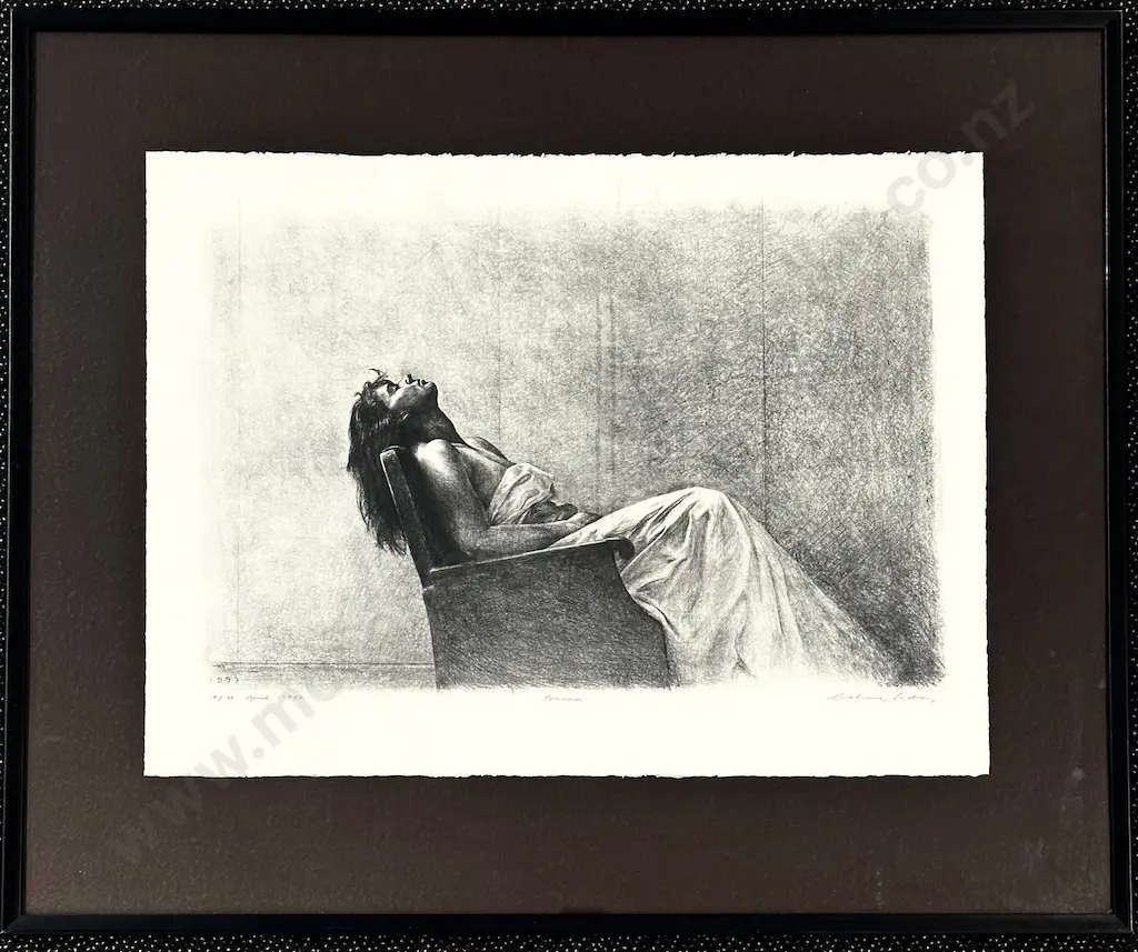 Grahame Sydney - Joanna, 1997, 17/50 lithograph on paper, 565x760mm Image 1++