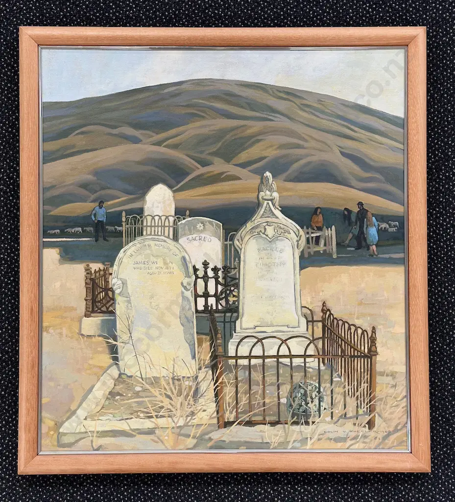 Colin Wheeler - Cromwell Hills, oil on board, 600x545mm Image 1++