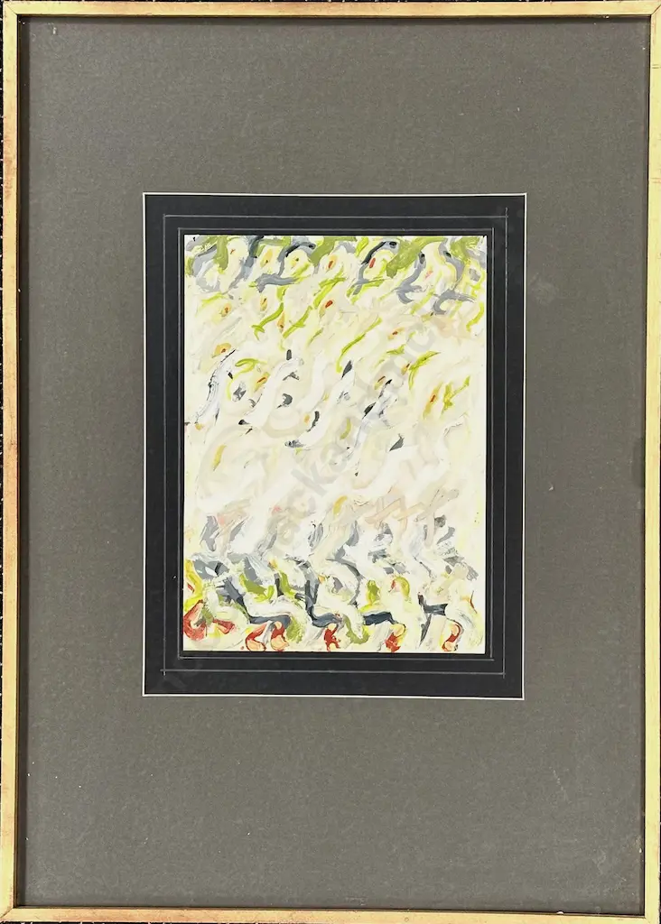 Alan Pearson - Basilicata Luce, 1980 , oil on paper, 325x240mm Image 1++