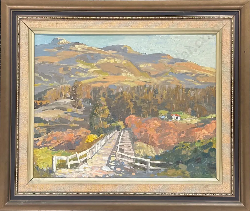 Colin Wheeler - Kawarau River, Wakatipu, oil on board, 395x495mm Image 1++