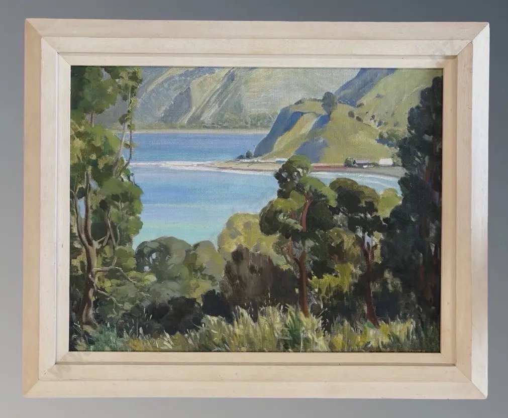 Rata Lovell-Smith - Kaikoura, oil on board, 340x445mm Image 1++