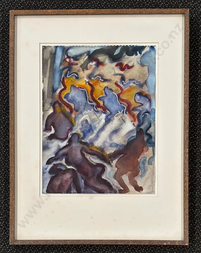 Alan Pearson - Theatre London, 1982, watercolour, 400x305mm Image 1++