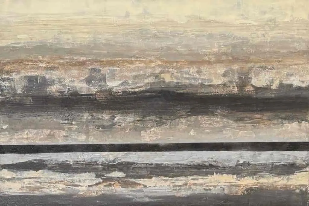 Greer Fans - Main Divide, 2008, acrylic on paper, 655x945mm Image 1++