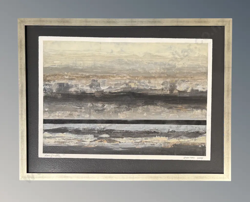 Greer Fans - Main Divide, 2008, acrylic on paper, 655x945mm Image 1++