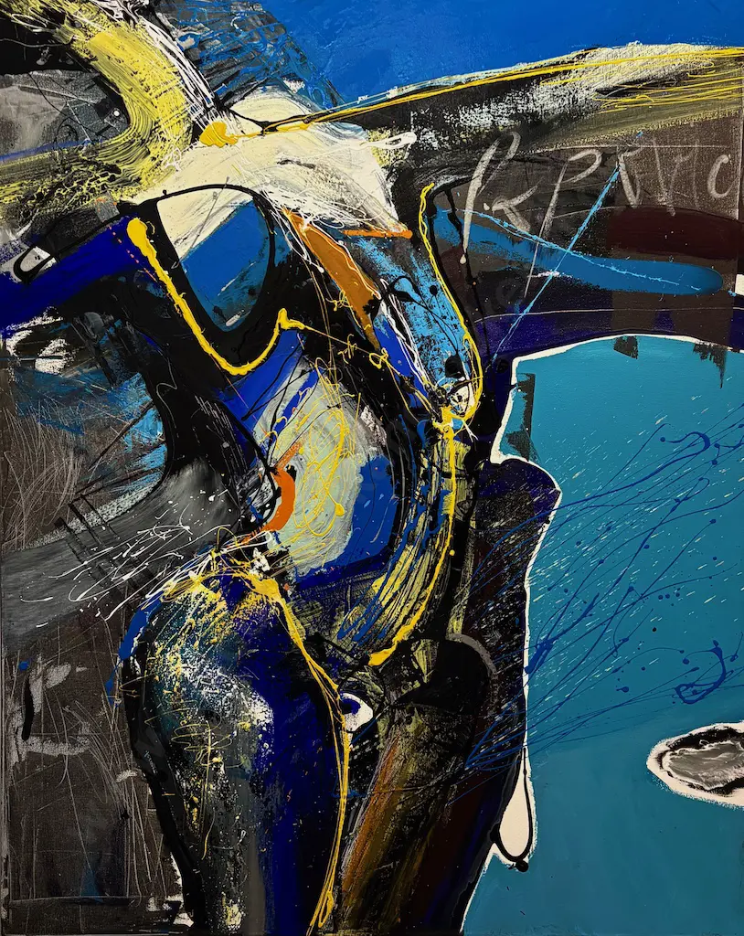 Cristina Popovici - Aphrodite, 2001, acrylic on canvas, 1500x1200mm Image 1++