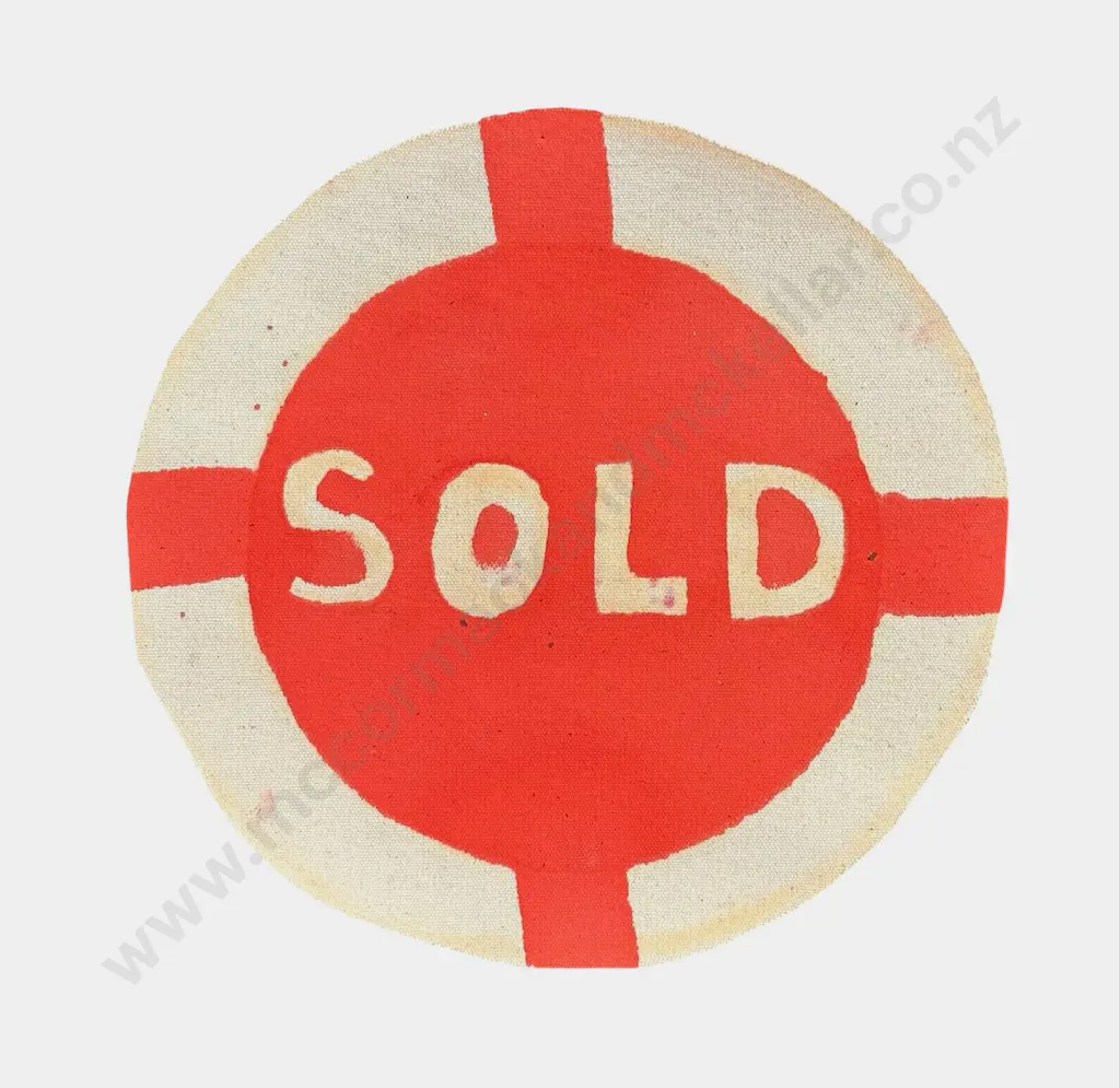 Philip Trusttum - Sold, oil on canvas, Dia250mm Image 1++