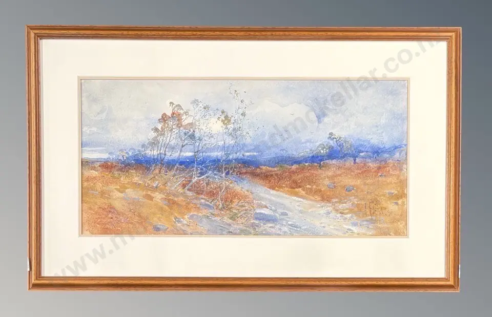 Isabel Field - Road Through a Landscape, 1898, watercolour on paper, 230x490mm Image 1++