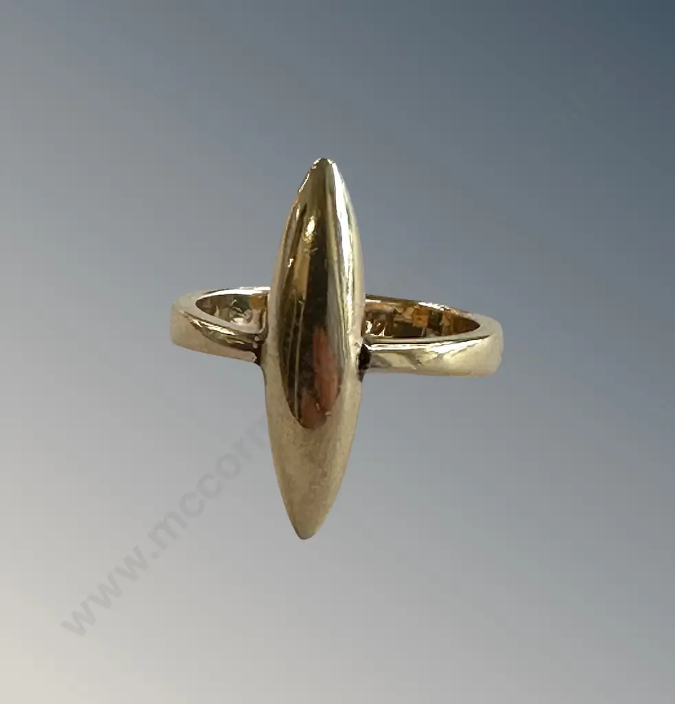 14ct Gold Ring, Size I, TW4.4gms Image 1++
