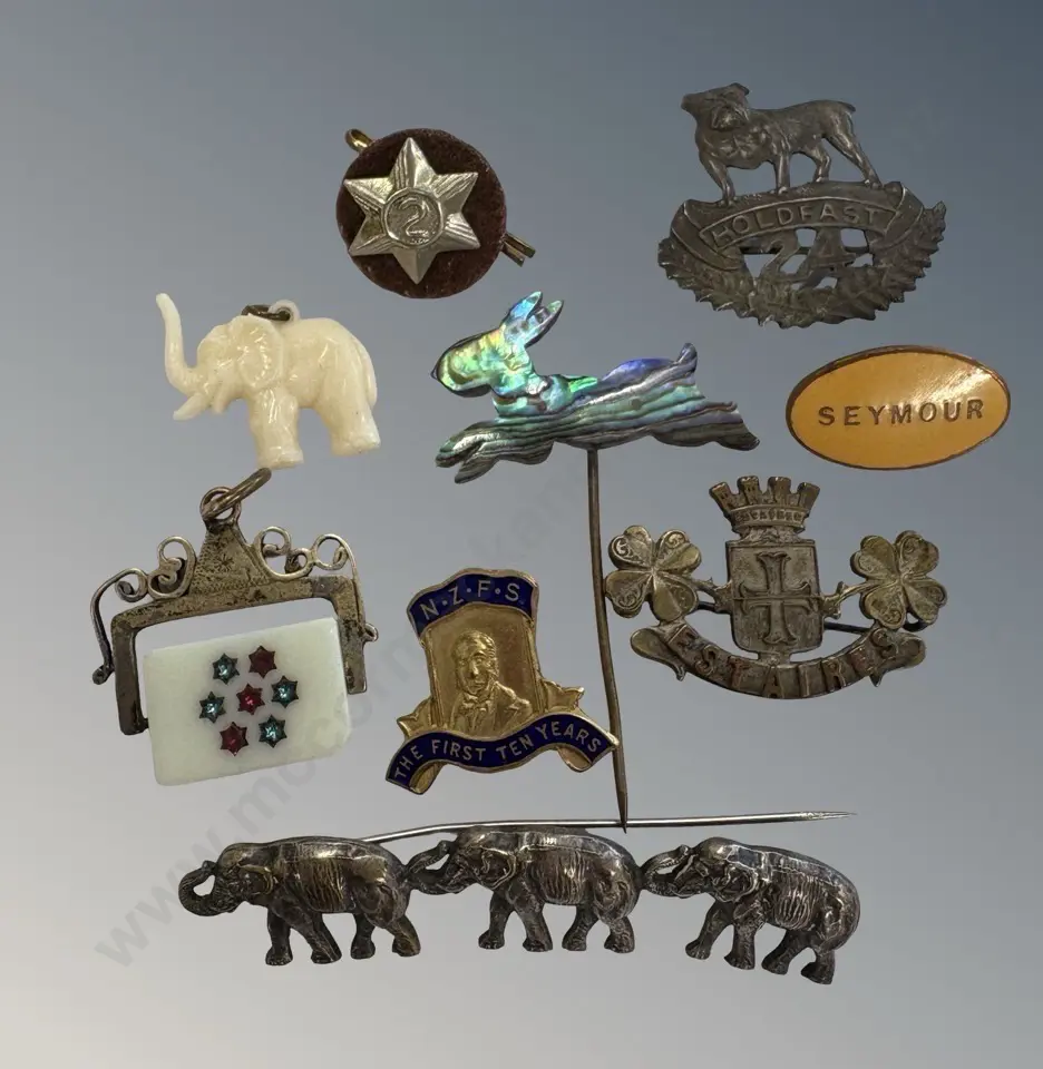 Collection of Vintage Badges, Pins and Brooches Image 1++