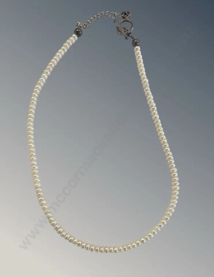 Cultured Pearl Necklace L39cm Image 1++