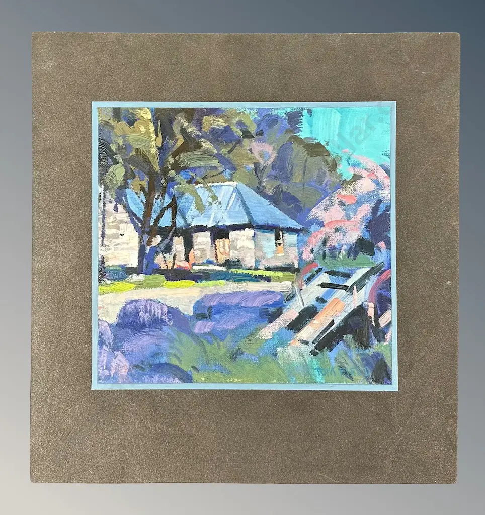 Tom Field - Blacks Homestead, Central Otago, oil, 480x375mm Image 1++