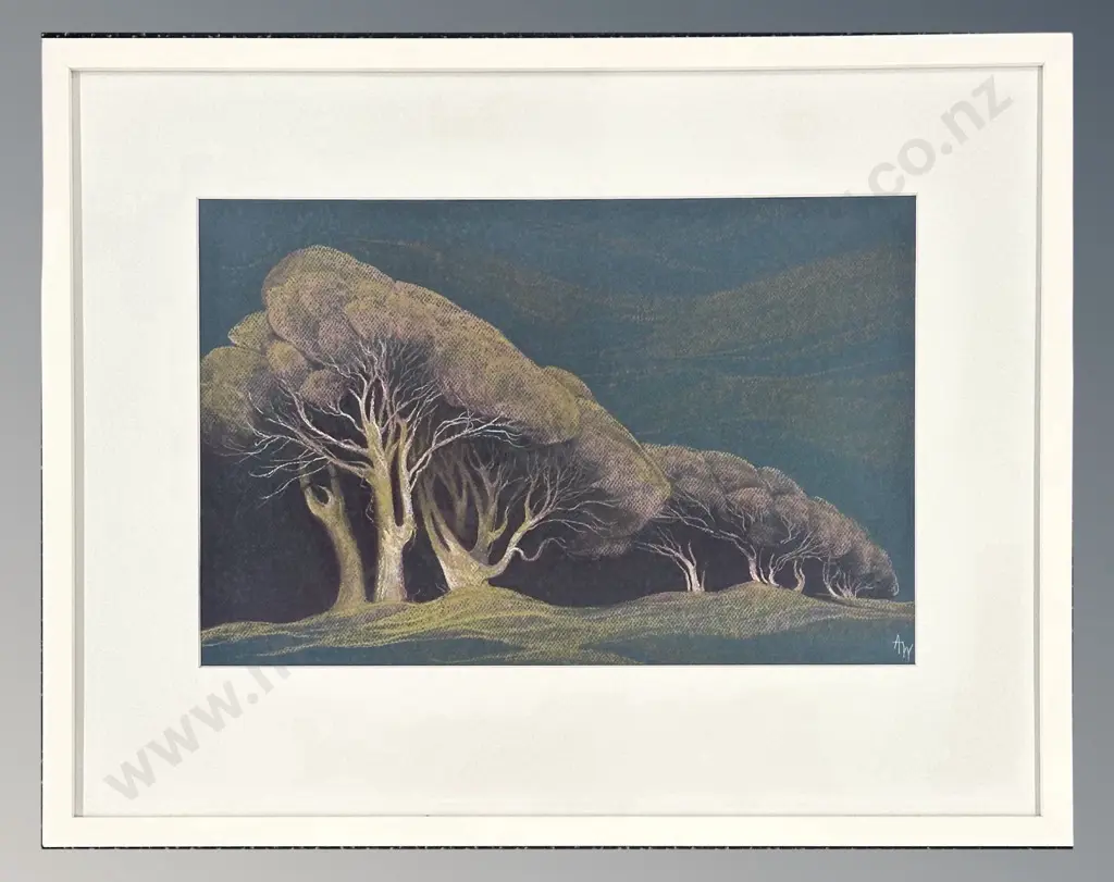 Ann Wilson - Manuka Grove, 2016, pastel on paper, 320x485mm Image 1++
