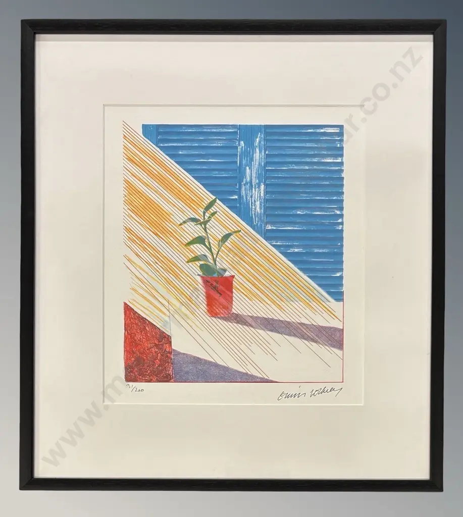 David Hockney - Sun, From the Weather Series, offset lithograph 31/200, 315x275mm Image 1++