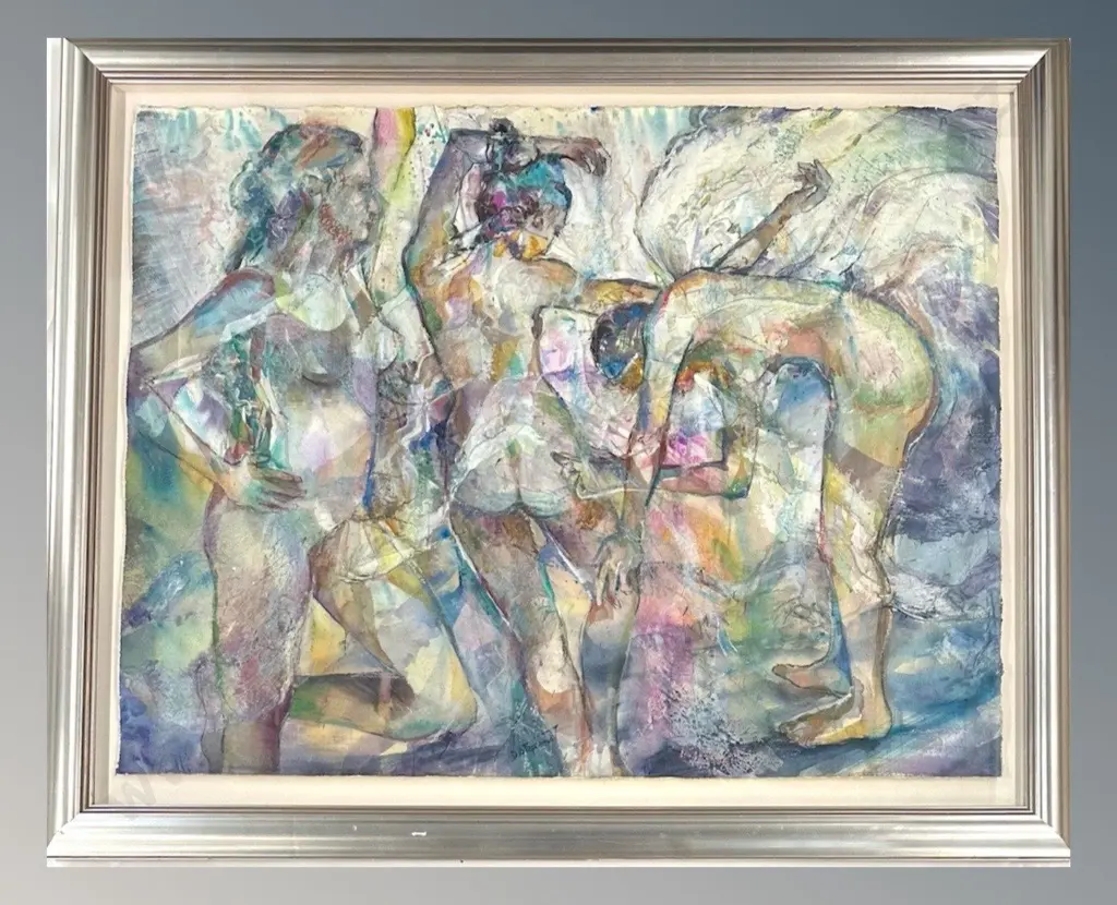 David Stephens - Nude Study, mixed media, 1020x1300mm Image 1++