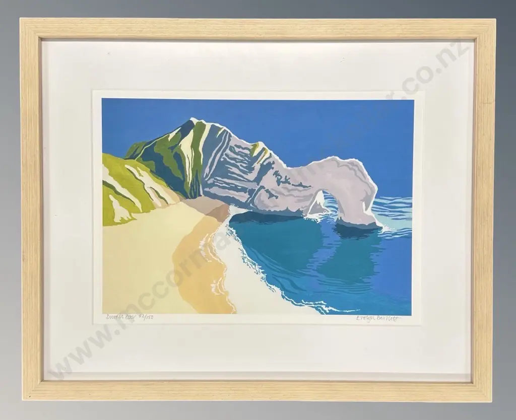 Evelyn Bartlett - Durdle Door, 52/150 work on paper, 270x380mm Image 1++