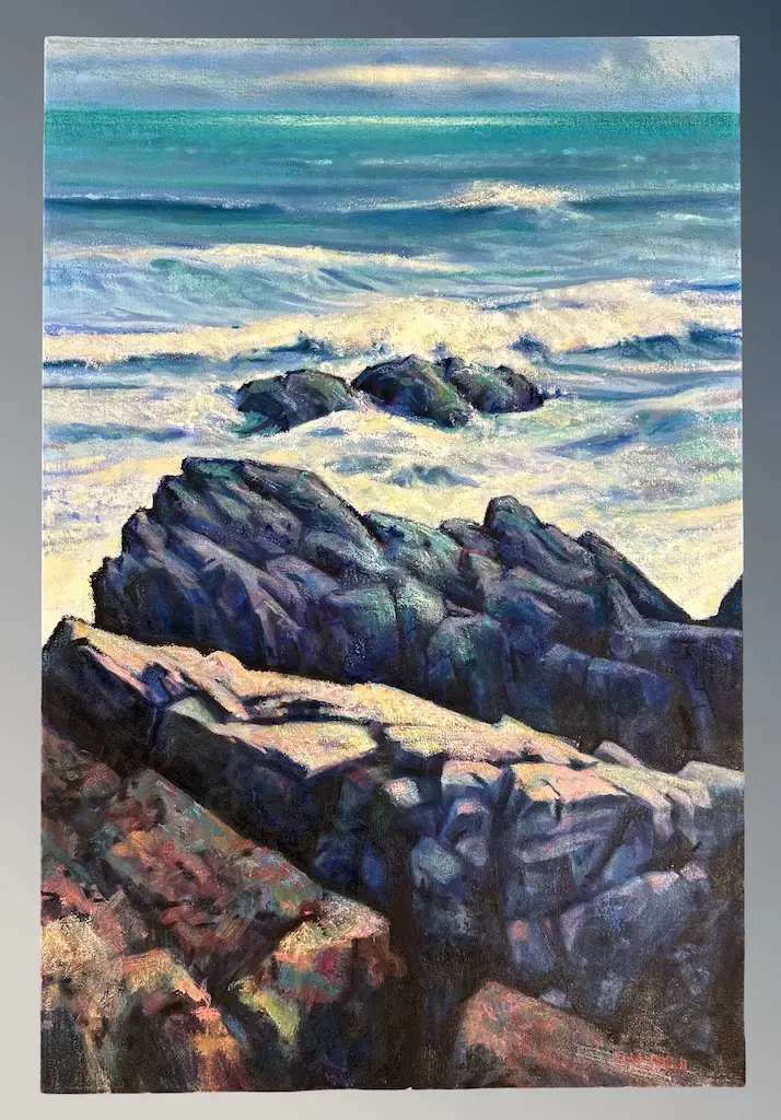 Tom Field - Rocks, Charleston, oil, 910x610mm Image 1++