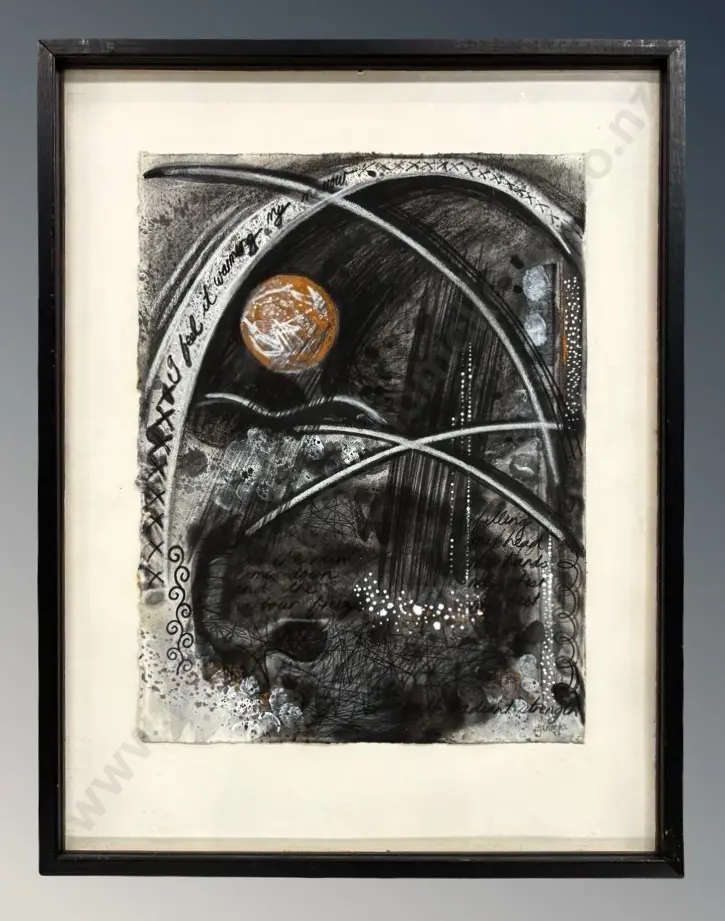 Lindsay Crooks - With Radiance Strength 1987, mixed media, 380x280mm Image 1++