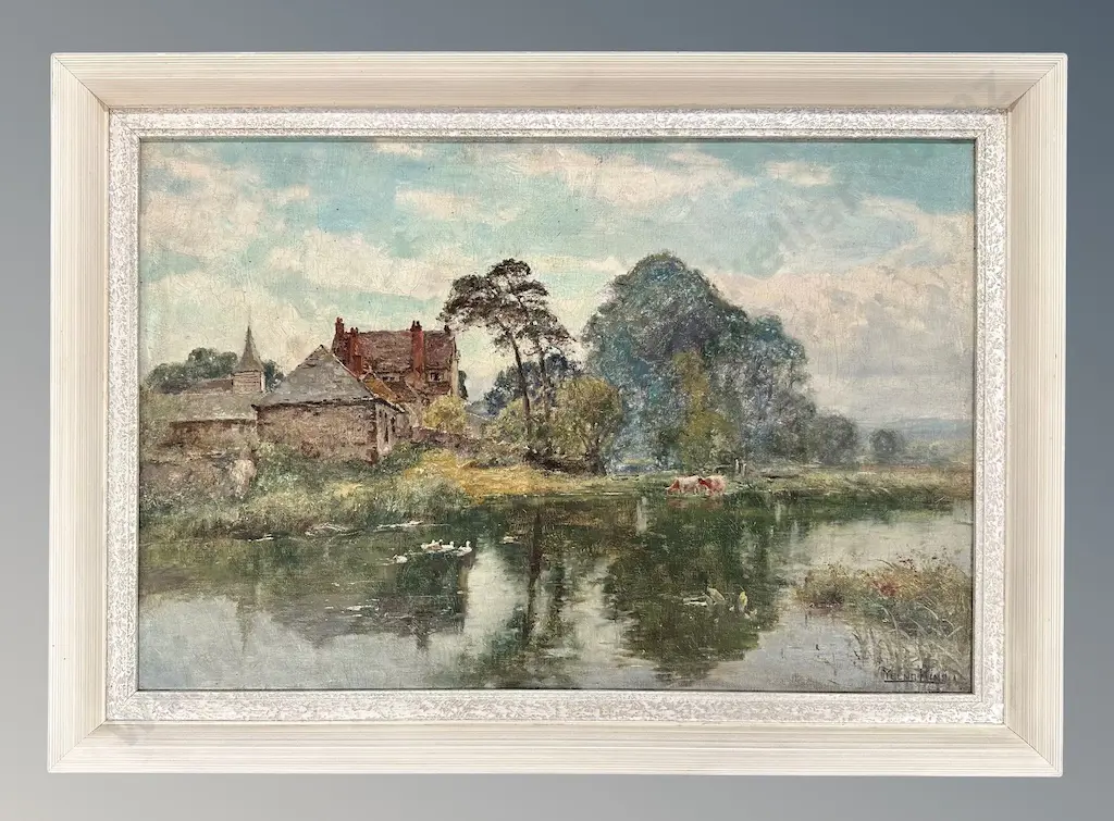 Yeend King - English Country Scene, oil on board, 490x740mm Image 1++