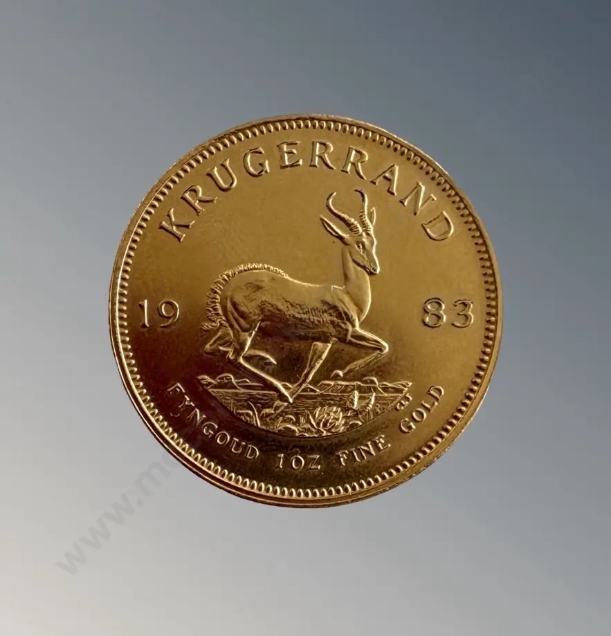 1983 1oz South African Krugerrand Sovereign Image 1++