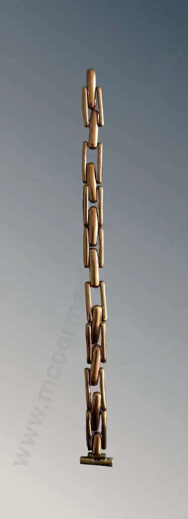 9ct Gold Watch Strap, L12cm, TW5.4gms Image 1++