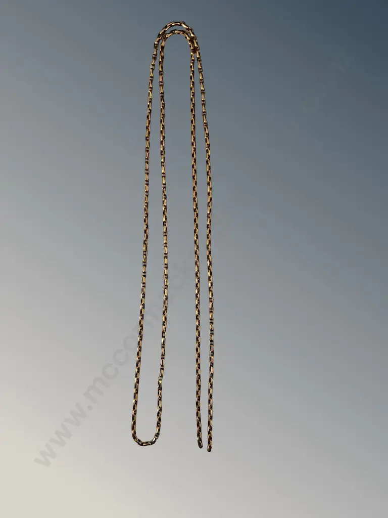9ct Gold Belcher Chain, L86cm, TW14.9gms Image 1++