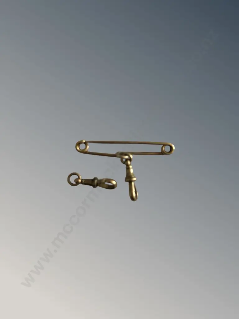 9ct Gold Paperclip Link and 2 Dog Clips, TW4.3gms Image 1++