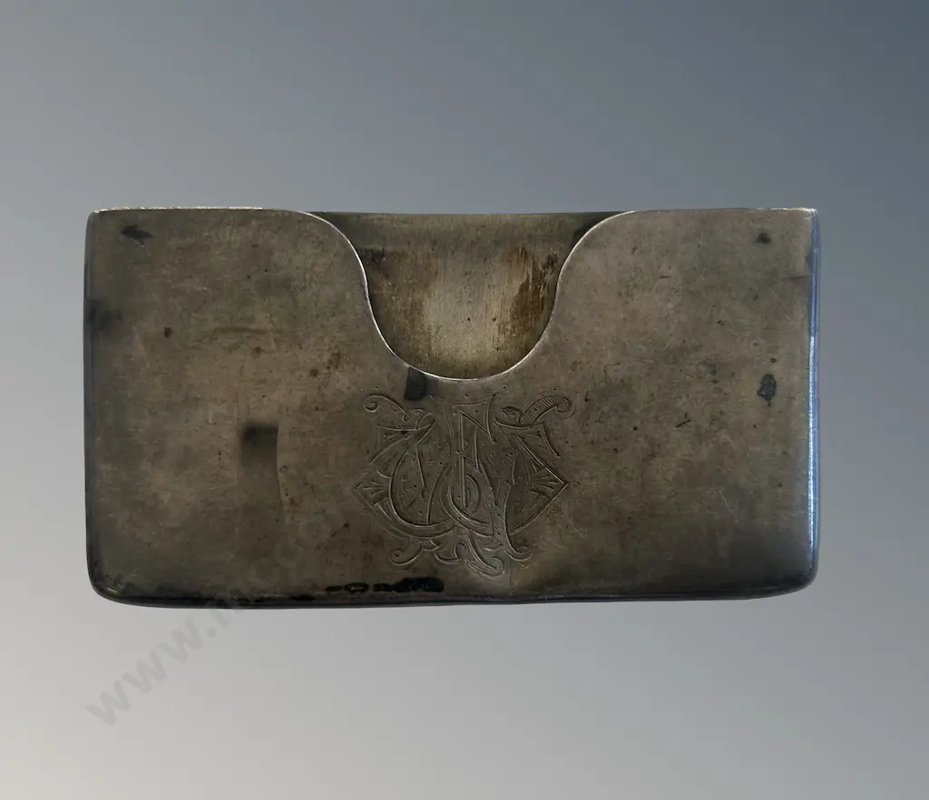 Sterling Silver Card Case, L8cm, TW30gms Image 1++