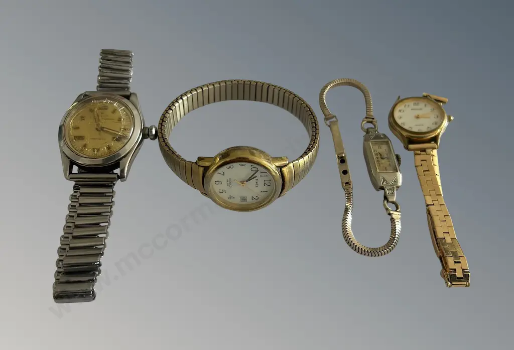 Four Assorted Wristwatches Image 1++