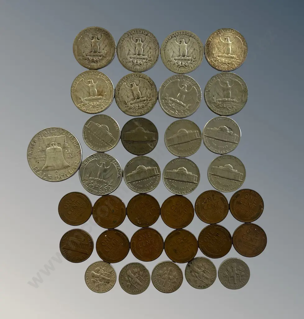 Assorted US Quarter Dollars etc Image 1++