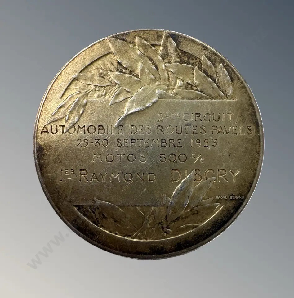 1927 Automobile Club du Nord de la France Medallion Image 1++