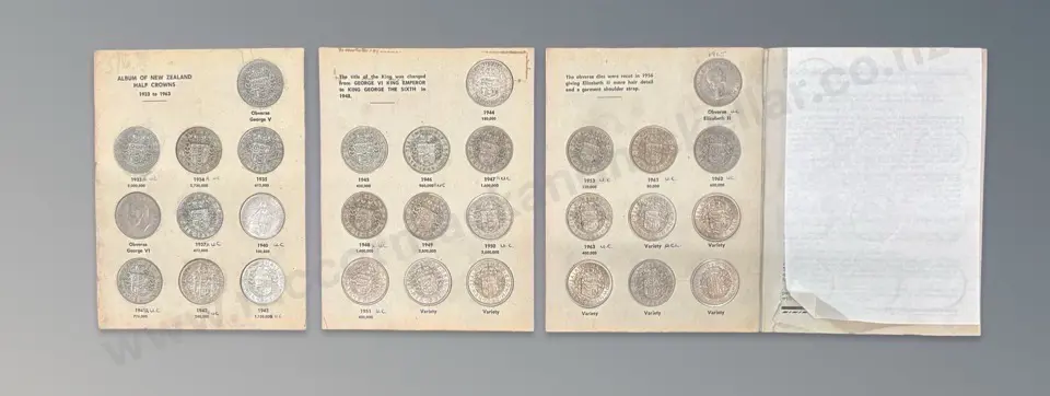 New Zealand Half Crowns Album - Full Album Image 1++