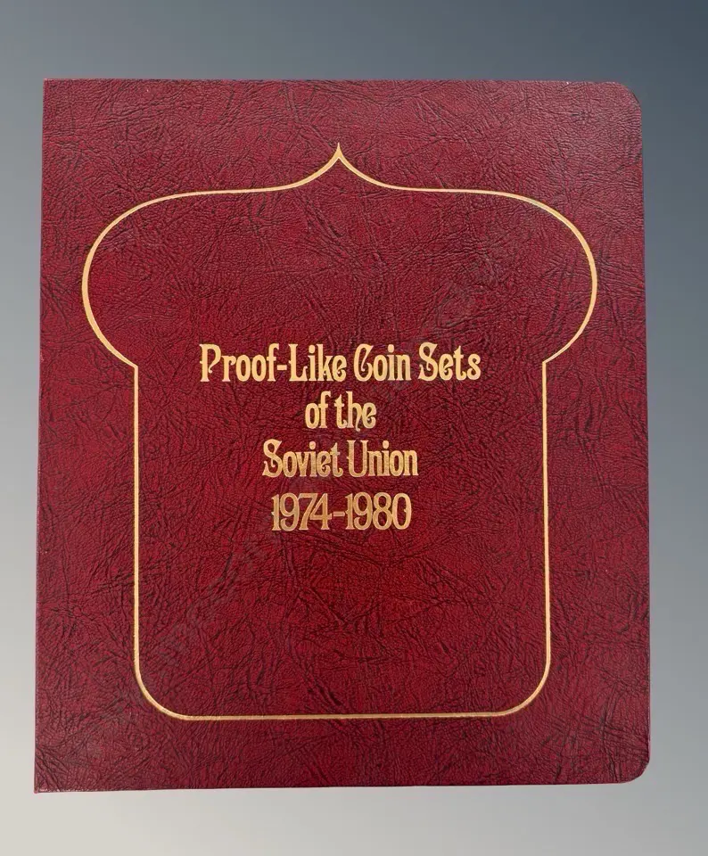 Album Proof-Like Coin Sets of the Soviet Union 1974 1980 Image 1++