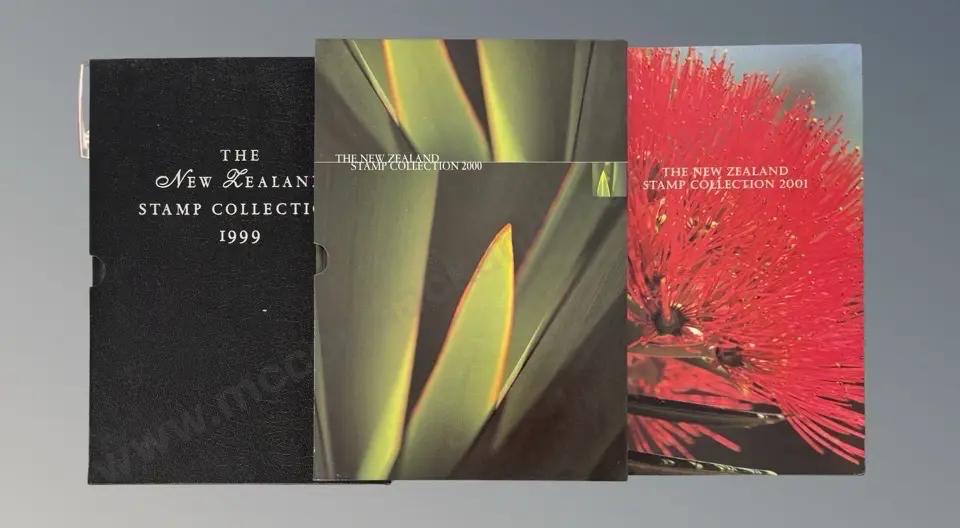 NZ Stamp Collection Albums 1999, 2000, 2001 Image 1++