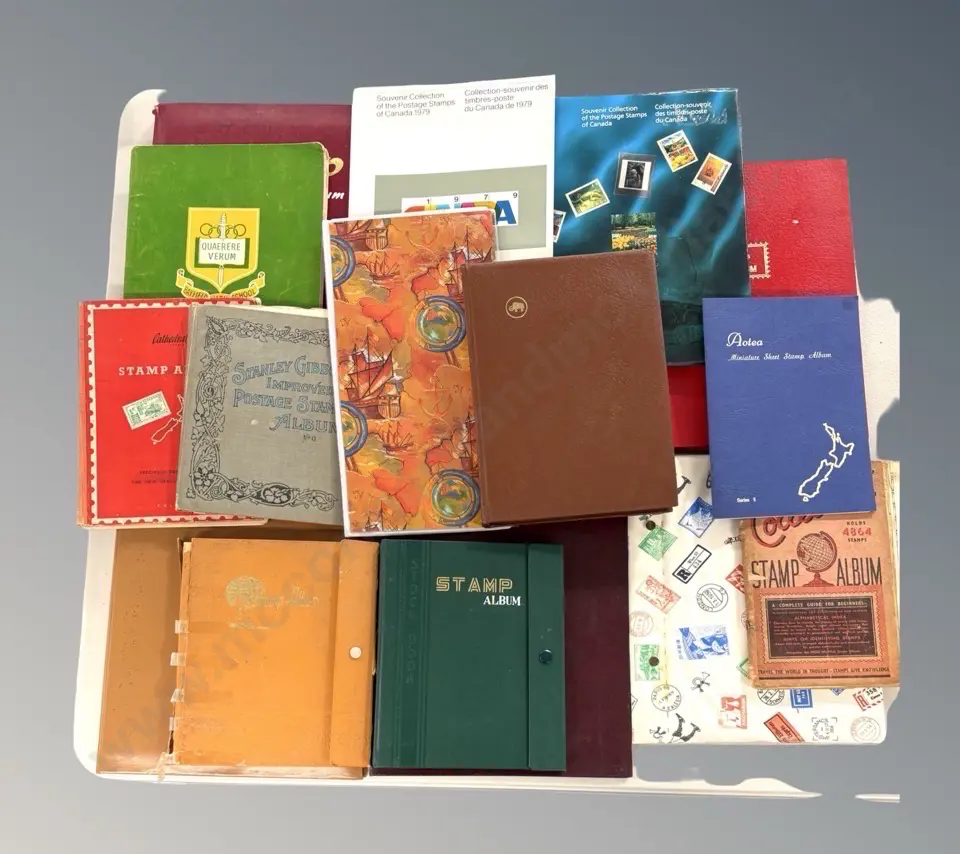 Quantity of NZ and International Stamp Albums Image 1++